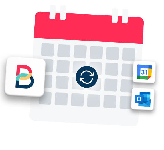 agenda connecte beetween transparent