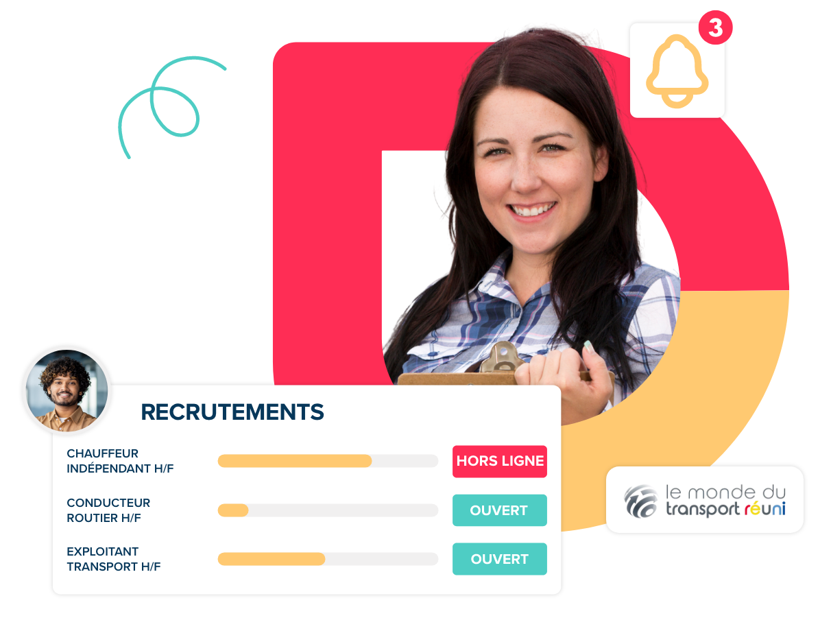 boucle monde du transport réuni